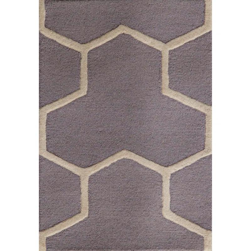 Cambridge Hand Tufted Wool Geometric Rug