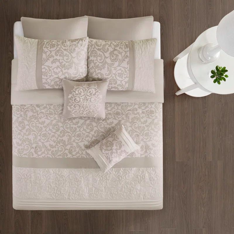 Ramsey Embroidered 8 Piece Comforter Set