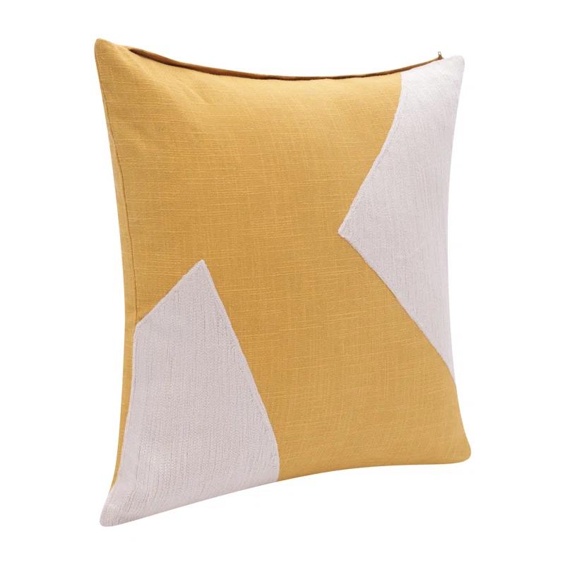 Auburn Geometric Cotton Throw Pillow