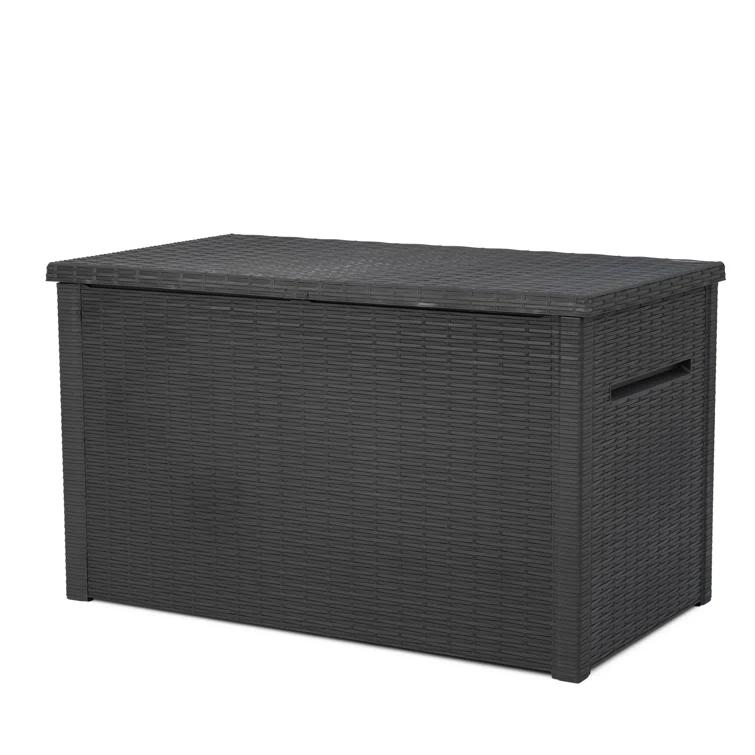 Keter Keter Java 230 Gallon XXL Durable Resin Outdoor Storage and Organization Deck Box Ideal For Garden Patio Furniture and Supplies