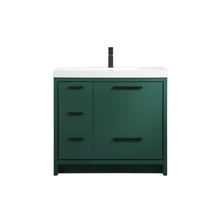Mercury Row® Southmead 36'' Single Bathroom Vanity with Resin Top