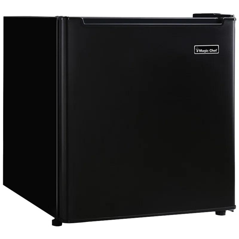 Magic Chef 1.7 Cubic-ft Manual Defrost Refrigerator (Black)