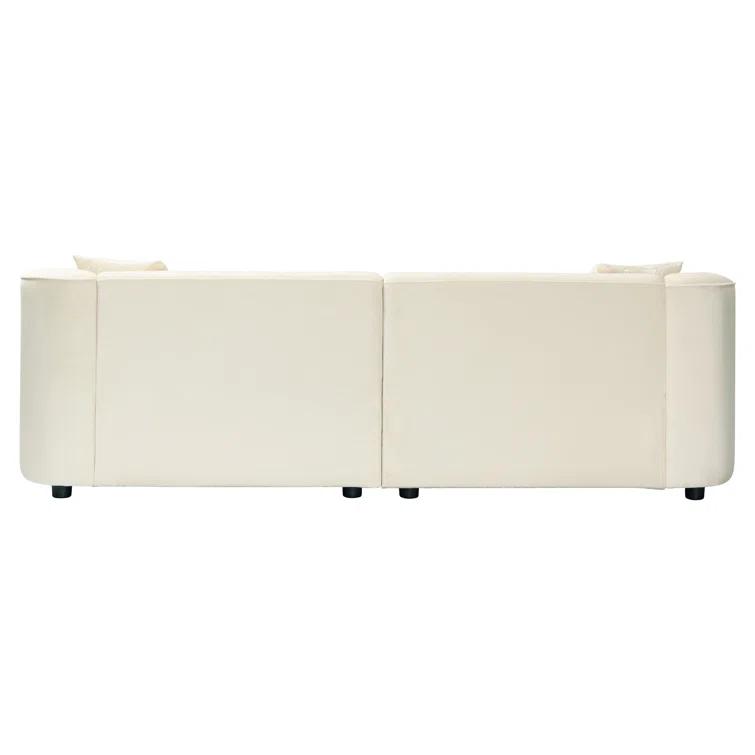 Ebern Designs Kamble Upholstered 2-Seater Sectional Sofa