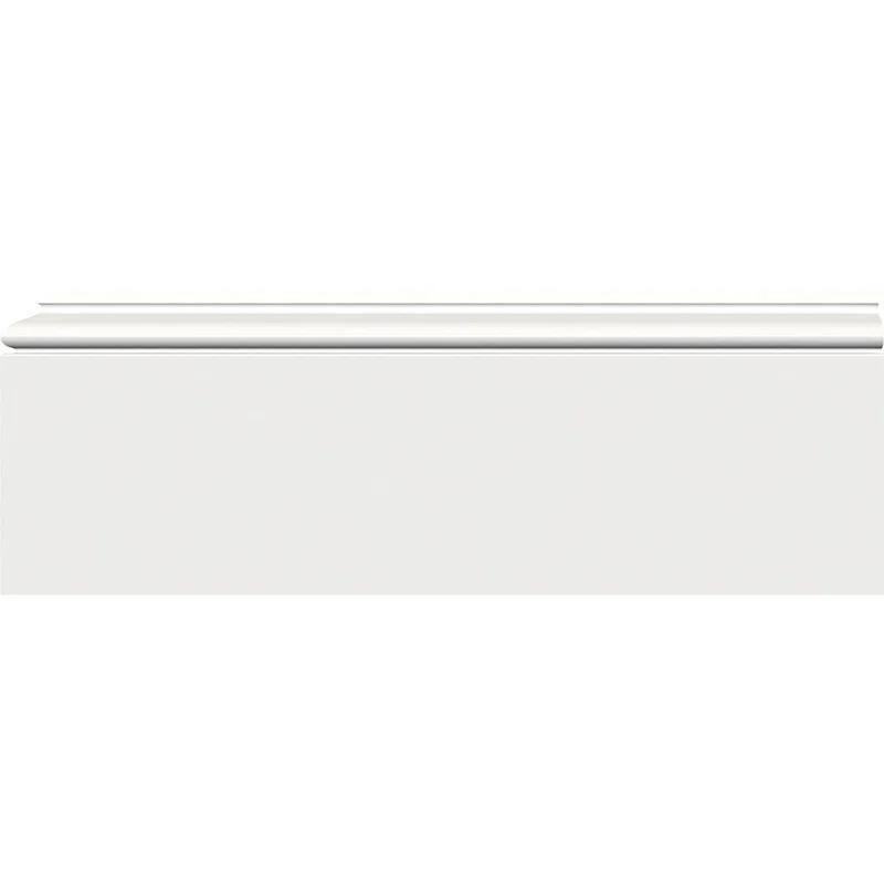 Ekena Millwork WM163E - 5"H x 1/2"P x 96"L Speed Base Moulding, PVC