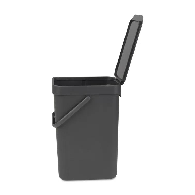 Brabantia Sort & Go Plastic Recycling Bin, 3.2 Gallon