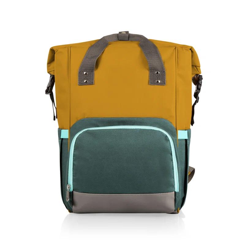 Picnic Time On The Go Roll-Top Backpack Cooler - Hiking Backpack Cooler