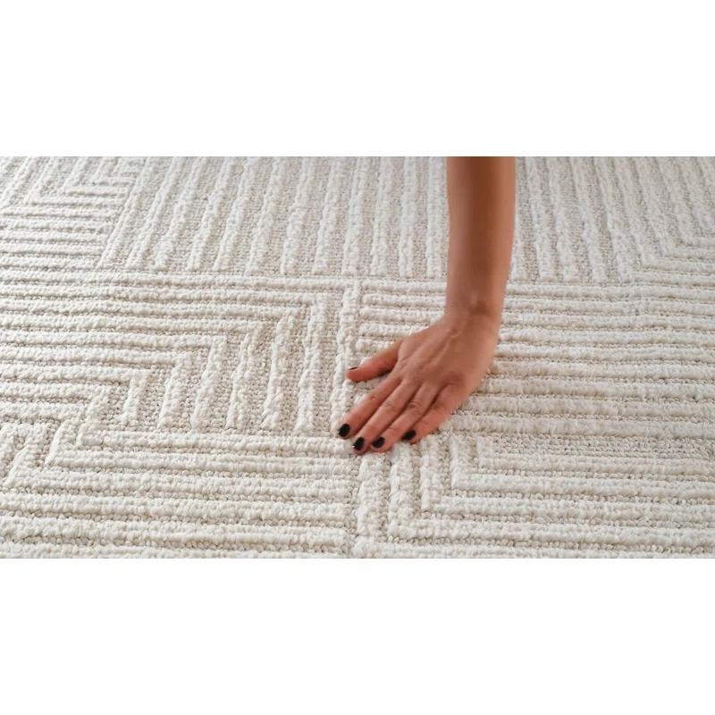 Pasargad Sutton Polypropylene Ivory Area Rug | Wayfair