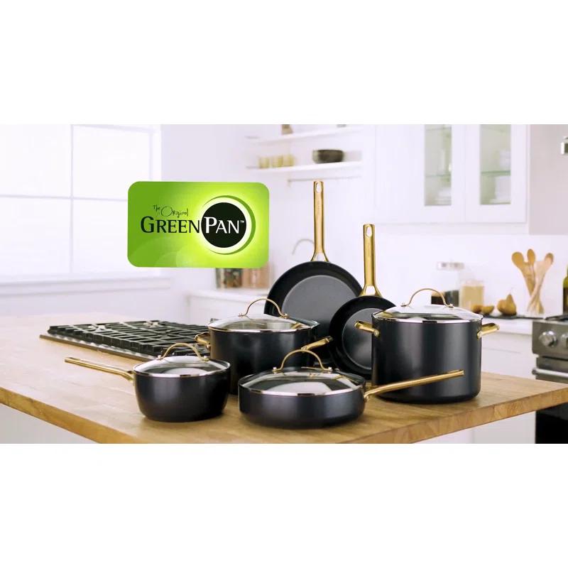 GreenPan ™ Reserve Black 2-Piece 10" and 12" Ceramic Non-Stick Frying Pan Set