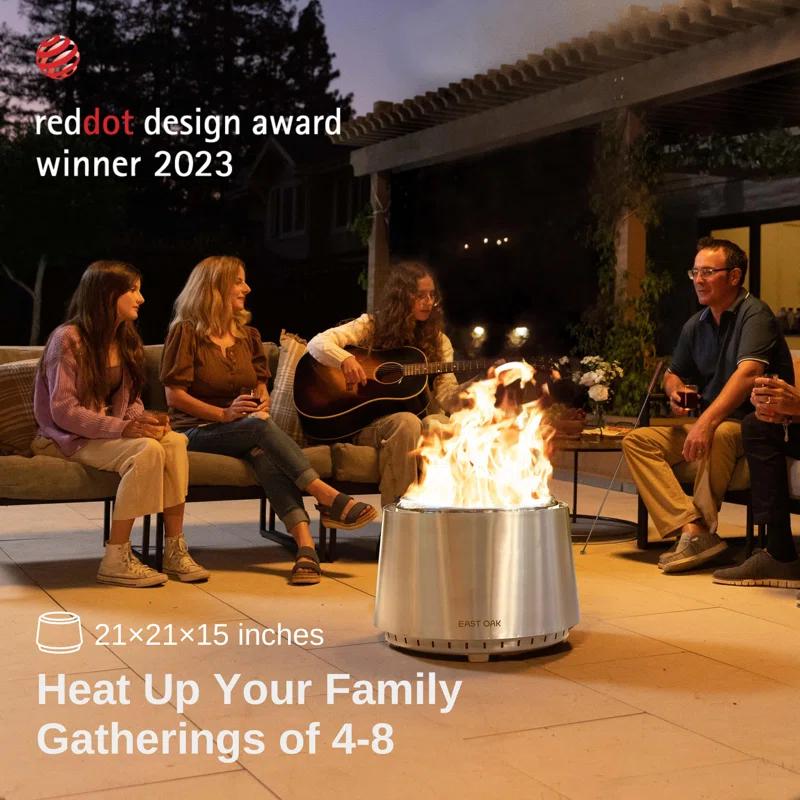 EAST OAK EAST OAK Smokeless Outdoor Fire Pit
