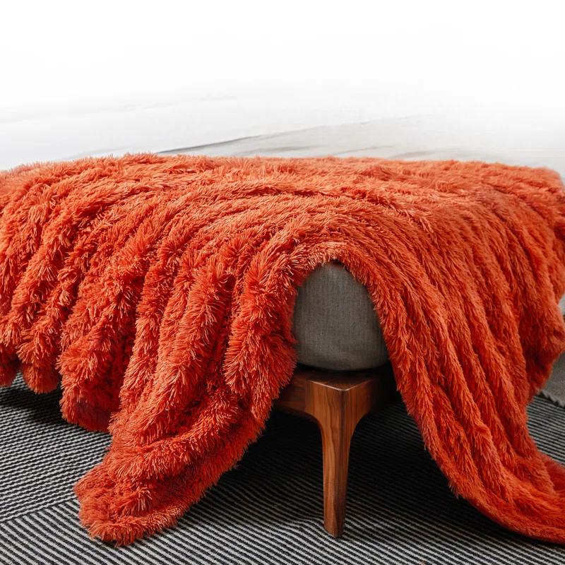 Cheer Collection Plain Weave / Muslin Throw Blanket
