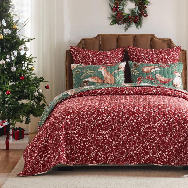 Barefoot Bungalow Willow Reversible Quilt Set