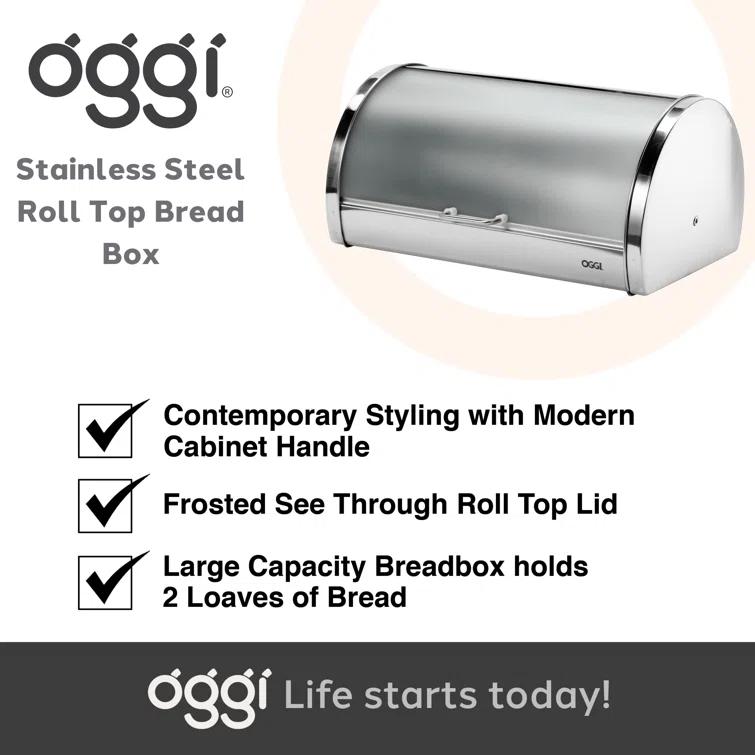 OGGI OGGI Neat Bread Box with Frosted Lid