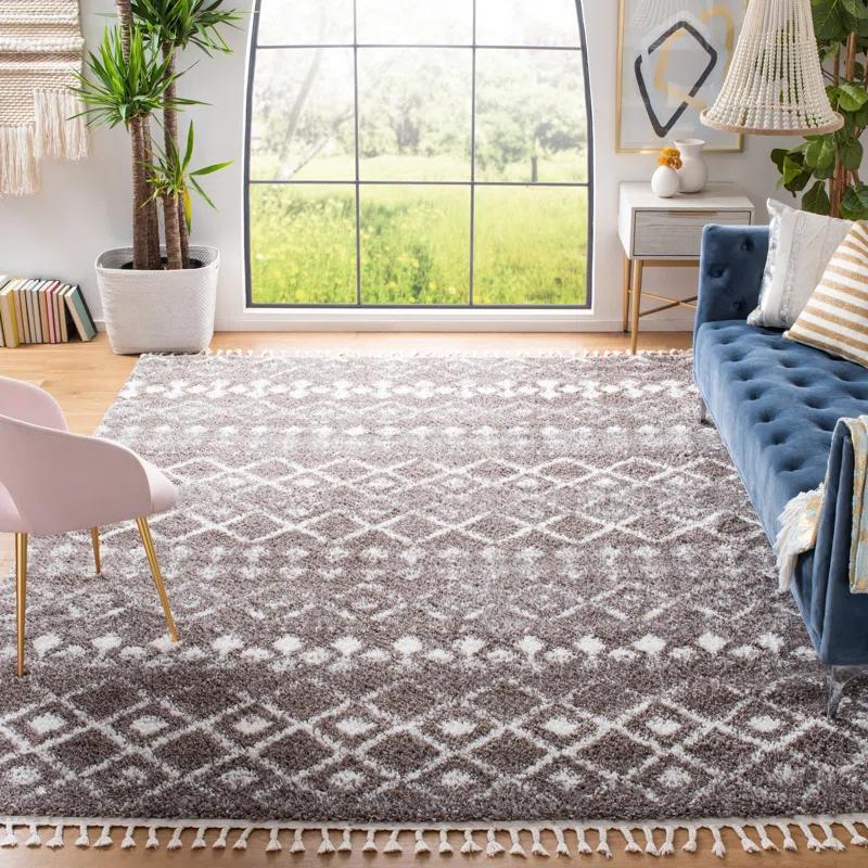 Foundry Select Berber Fringe Shag Performance Southwestern Rug
