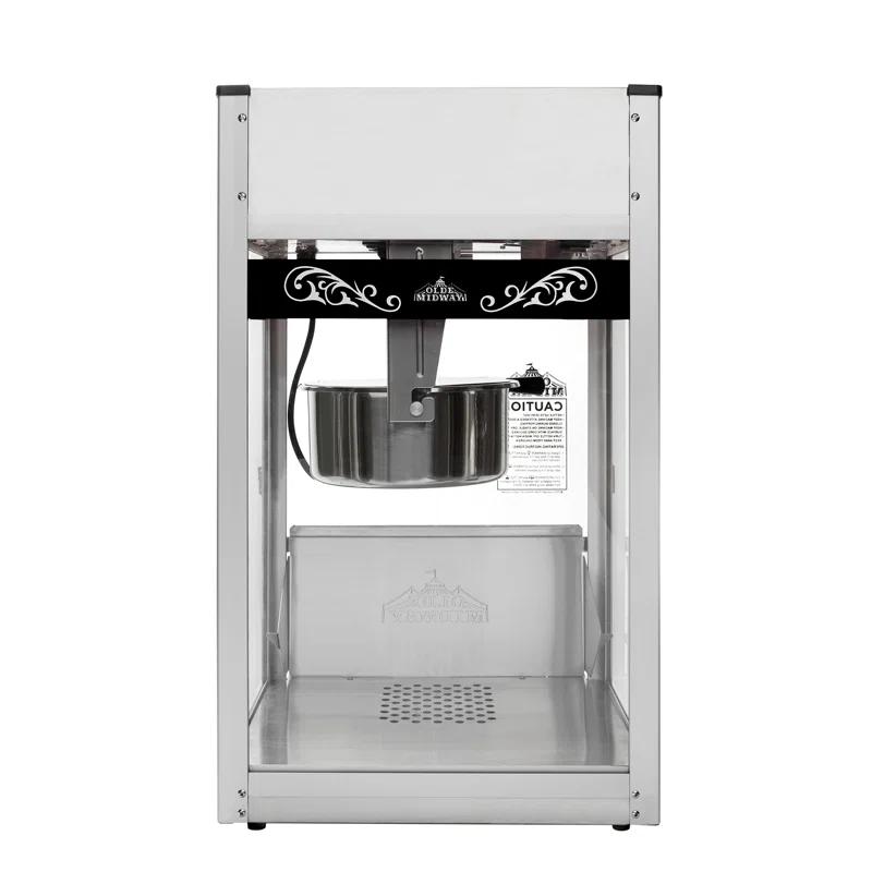 Olde Midway Olde Midway Tabletop Popcorn Machine, Popcorn Machine Stand / Cart