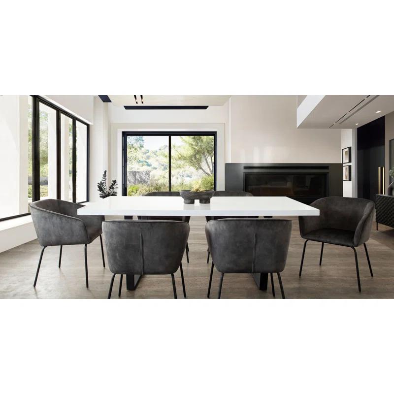 Diamond Sofa Avery Upholstered Back Arm chair (Set of 2)