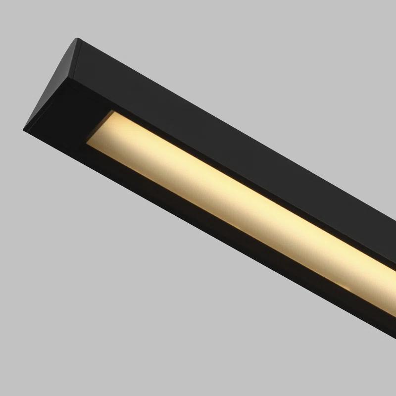 Nightshade Black Dessau 48" Contemporary LED Island Light