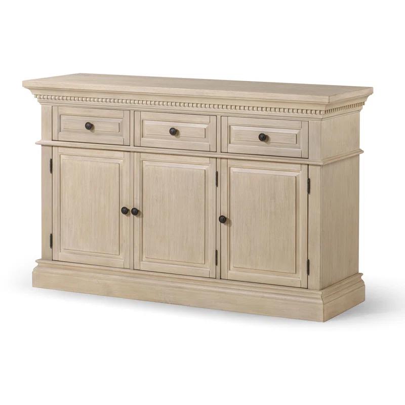 Maven Lane Theo Wooden Sideboard in Antiqued Finish