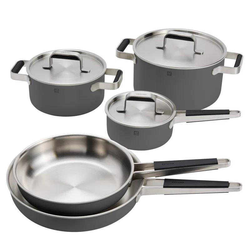 ZWILLING J.A. Henckels ZWILLING Pure 8-Pc Stainless Steel Cookware Set