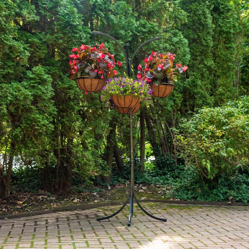 Red Barrel Studio® Bowersock Metal Weather Resistant Plant Stand