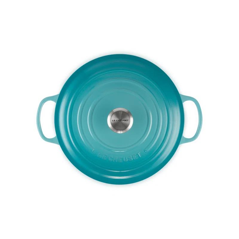 Le Creuset ® Signature 7.25-Qt. Caribbean Blue Enameled Cast Iron Dutch Oven
