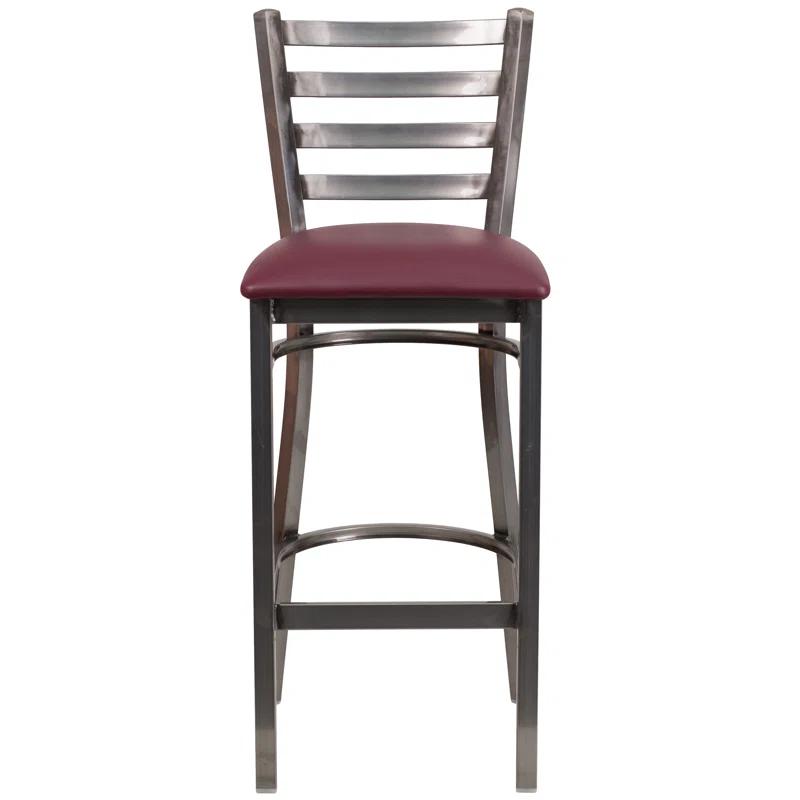 Flash Furniture Brixton Hercules Series Ladder Back Metal Restaurant Barstools
