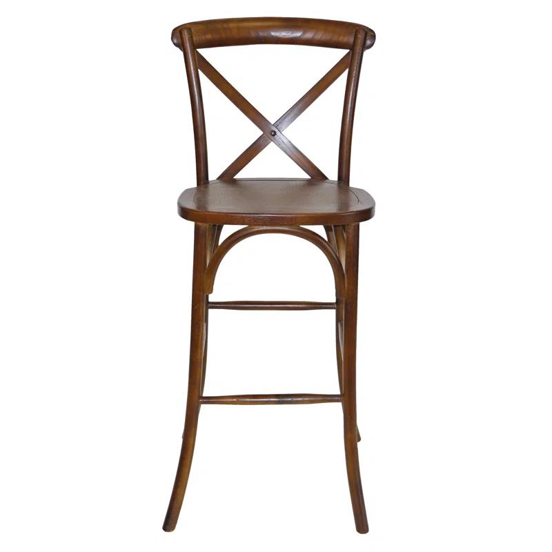 Lucca Solid Wood Counter Stool