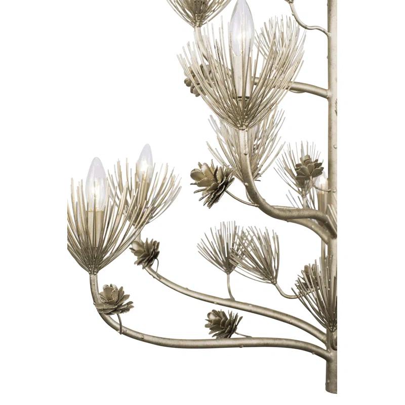 12 - Light Dimmable Tiered Chandelier