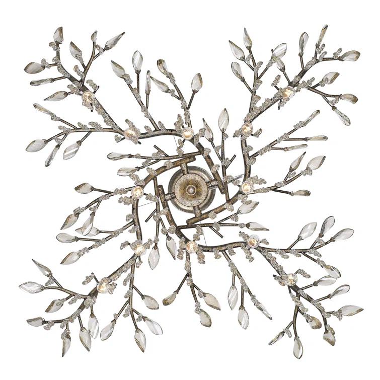 Willa Arlo™ Interiors Montriel 12 - Light Dimmable Geometric Chandelier
