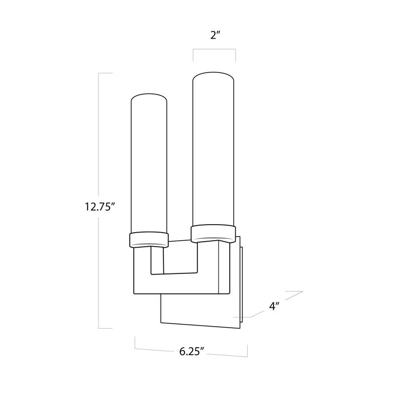 Regina Andrew Montecito Outdoor Sconce Double