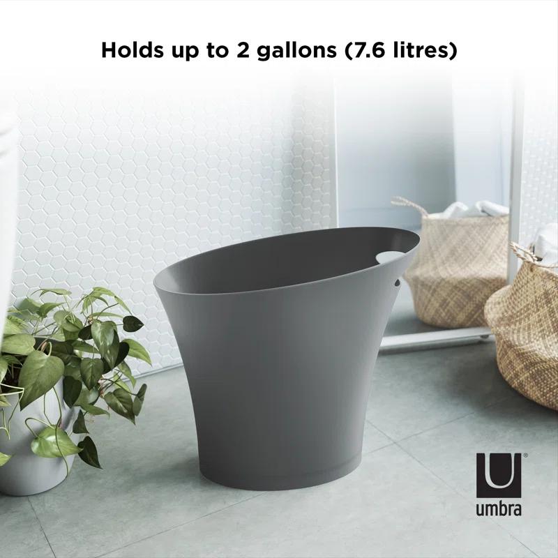 Umbra Skinny Plastic Open Waste Basket - 2 Gallons