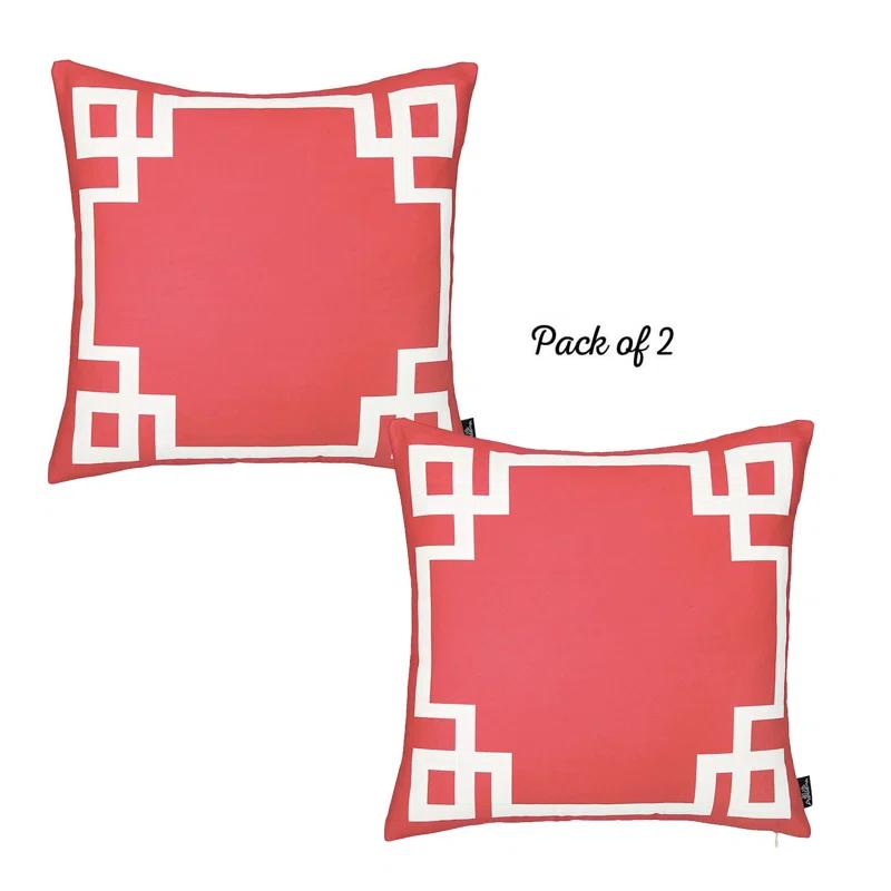 Apolena Albion Geometric Reversible Pillow Cover (Set of 2)