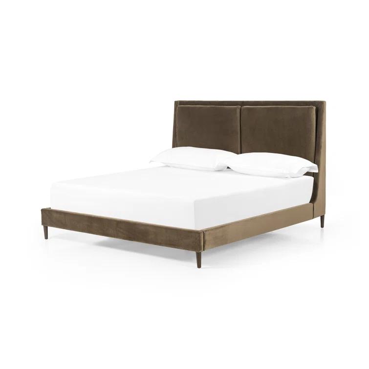 Rexford Platform Bed - Cream / King