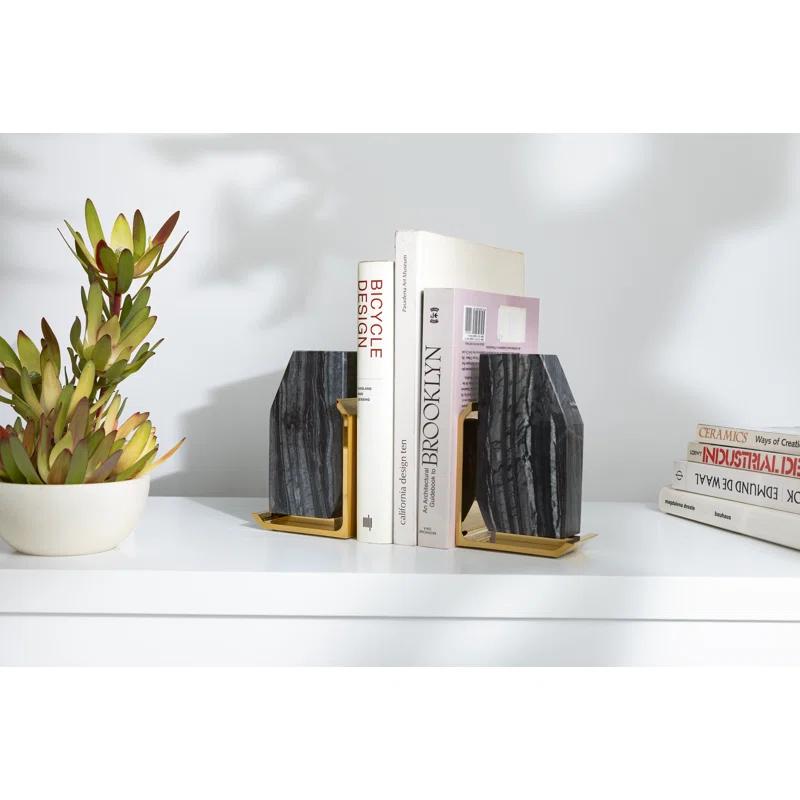 ANNA New York Anna New York Modern & Contemporary Non-Skid Bookends (Set of 2)