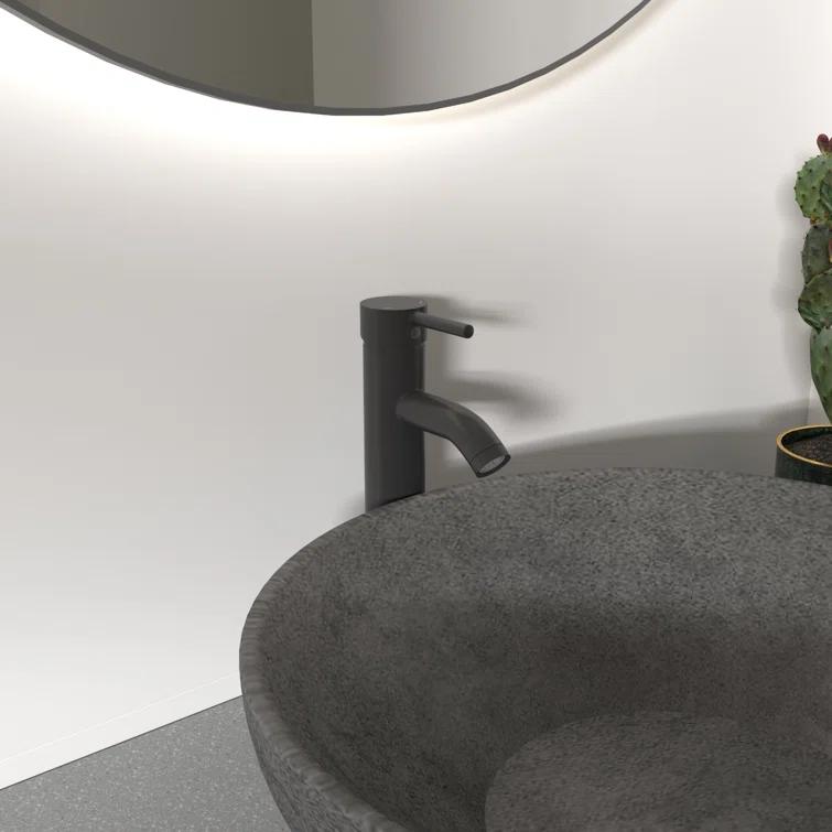 VIBRANTBATH Vessel Sink Faucet Single-handle Bathroom Faucet with Drain Assembly A-99052H-B-2