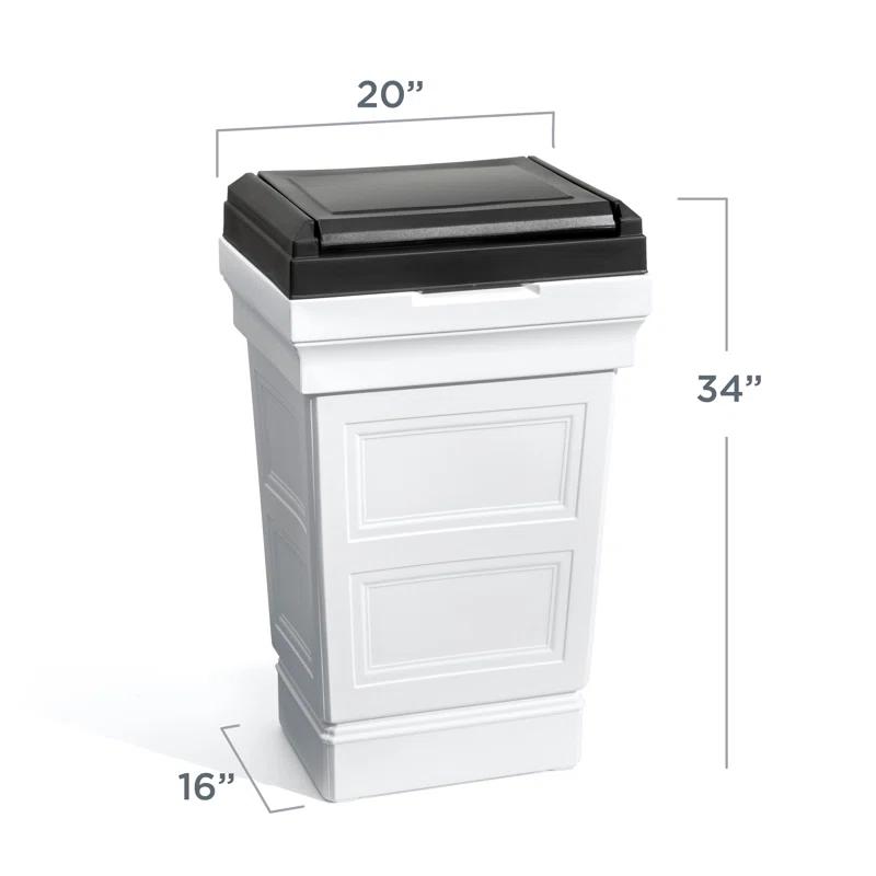 Step2 Step2 Atherton Patio 33 Gallon Trash Can