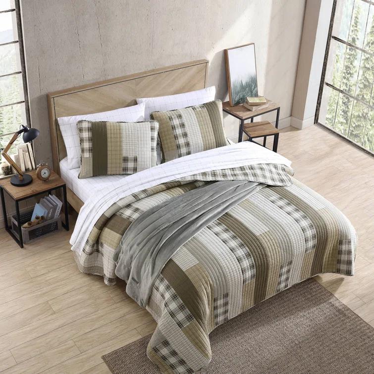 Eddie Bauer Eddie Bauer Fairview Cotton Reversible Quilt Set