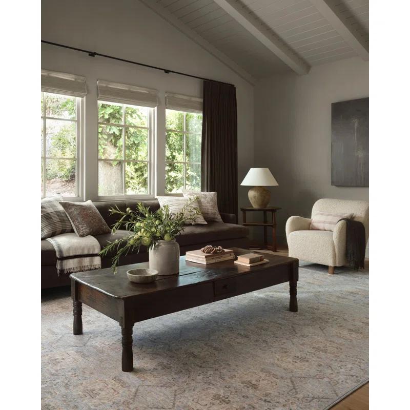 Zuma Rug by Amber Lewis x Loloi - Silver and Multicolor / 9'6" x 13'1"