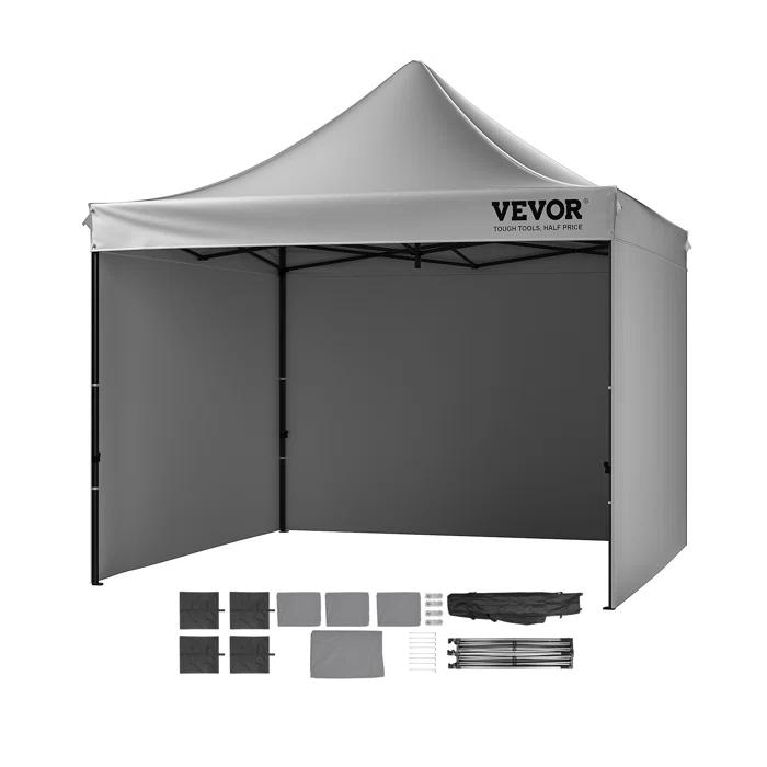 Stellweilan Tessberg 10x10 FT Pop up Canopy with Removable Sidewalls, Instant Canopies