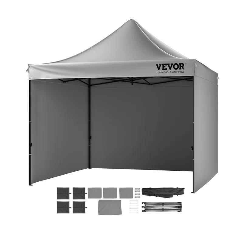 Stellweilan Tessberg 10x10 FT Pop up Canopy with Removable Sidewalls, Instant Canopies