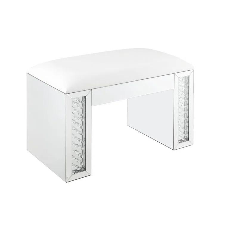 Everly Quinn Manufactured Wood Accent Stool