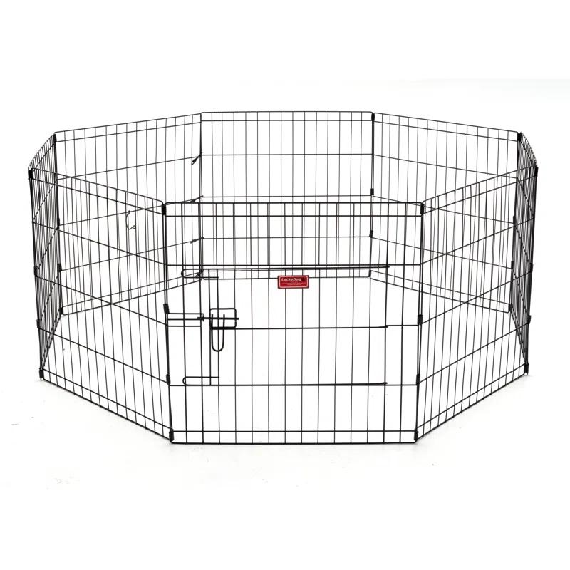 Foldable Metal Exercise Pet Play Pen for Dogs, Chickens, Rabbits and more