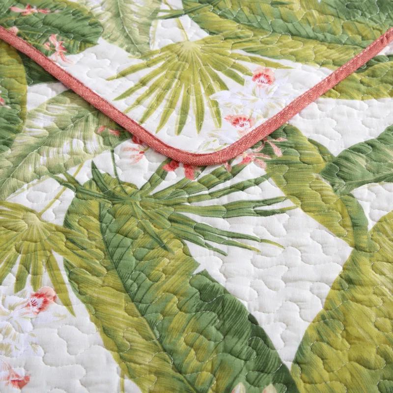 Tommy Bahama Aregada Dock Cotton Reversible Quilt Set