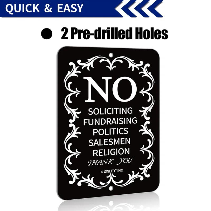Inbox Zero No Soliciting for Home and Business, do Not Ring the Bell Sign