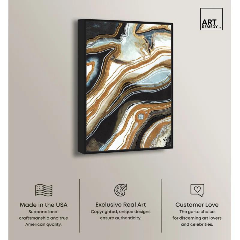 Art Remedy Black and Gold I