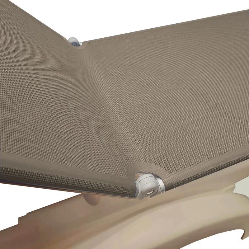 Grosfillex Expert Grosfillex Jamaica Beach Adjustable Sling Chaise (Set of 2)