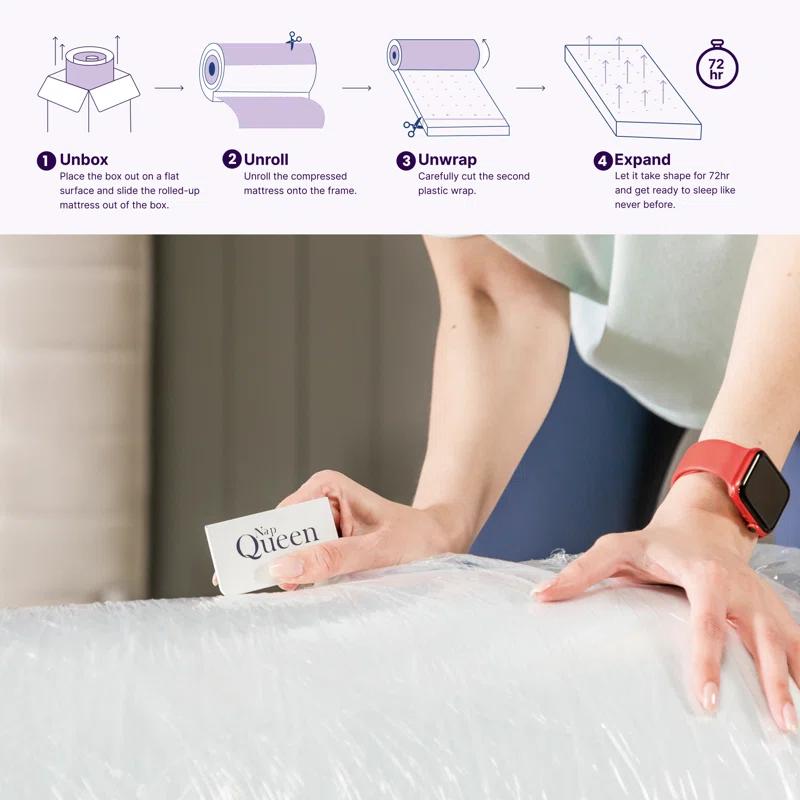 12'' Elizabeth, Cooling Gel Infused Memory Foam Mattress