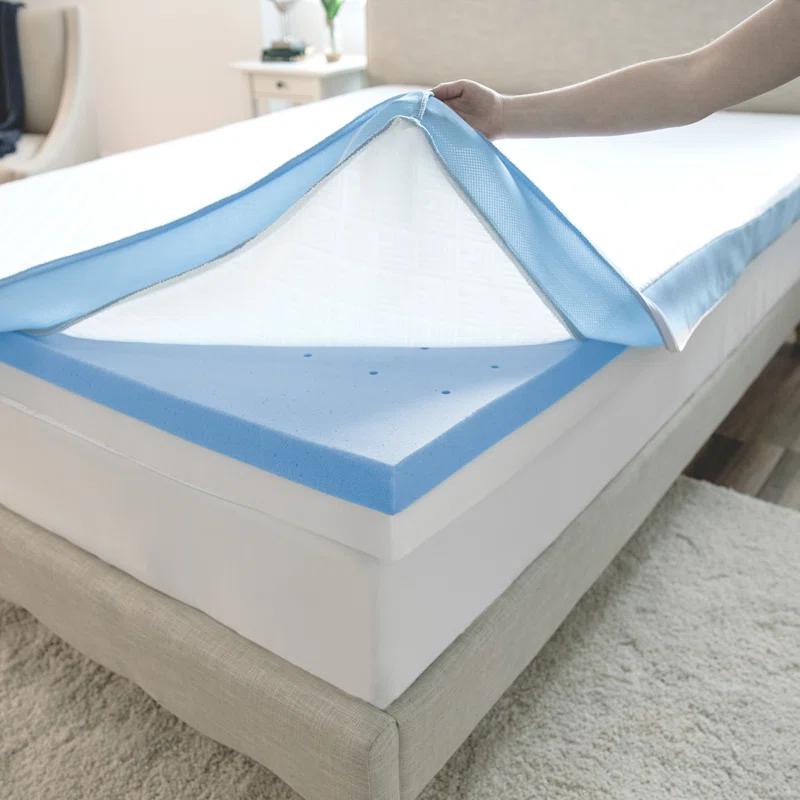 SensorPEDIC 4'' Memory Foam Mattress Topper