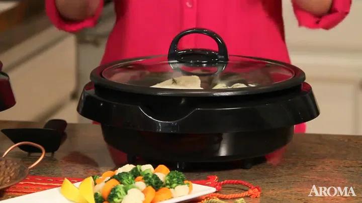 Aroma 3.3 Quart Electric Super Pot & Grill