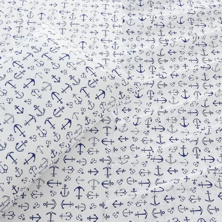 FreshFolds Ultra Soft Coastal Printed Microfiber Sheet Set