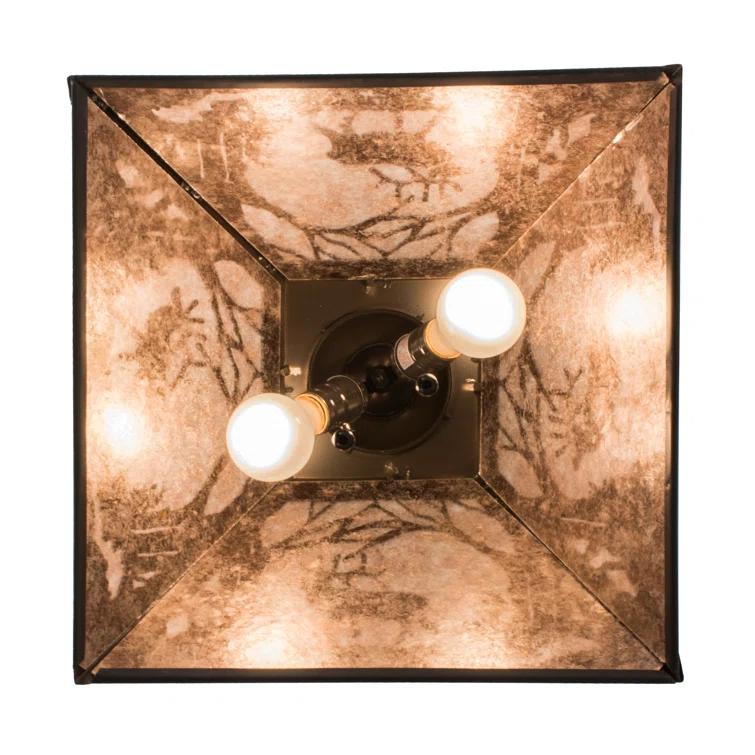 Rustic Lodge 2 - Light Timeless Bronze Cone Pendant